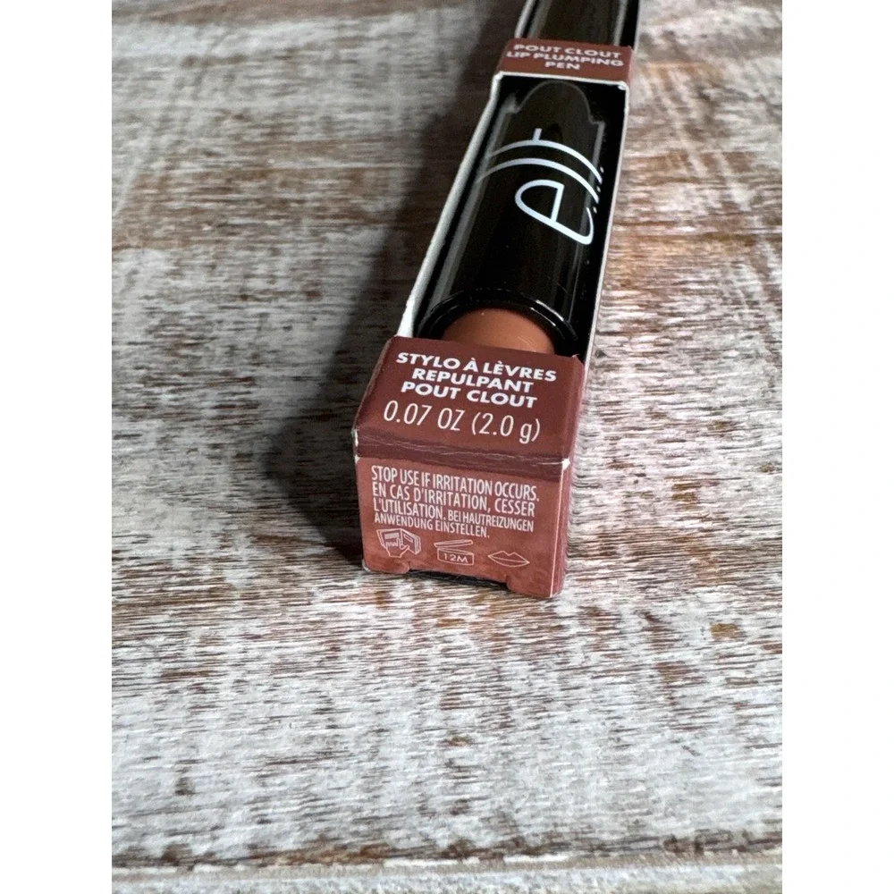 e.l.f. Pout Clout Lip Plumping Pen Shade Toasted Click Gloss NIB MSRP $15